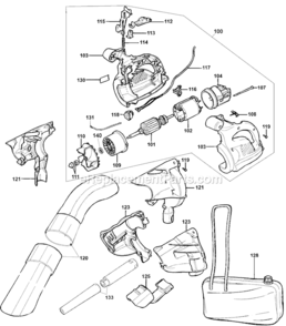 Part Location Diagram of 370983-04 Black and Decker Brush Box